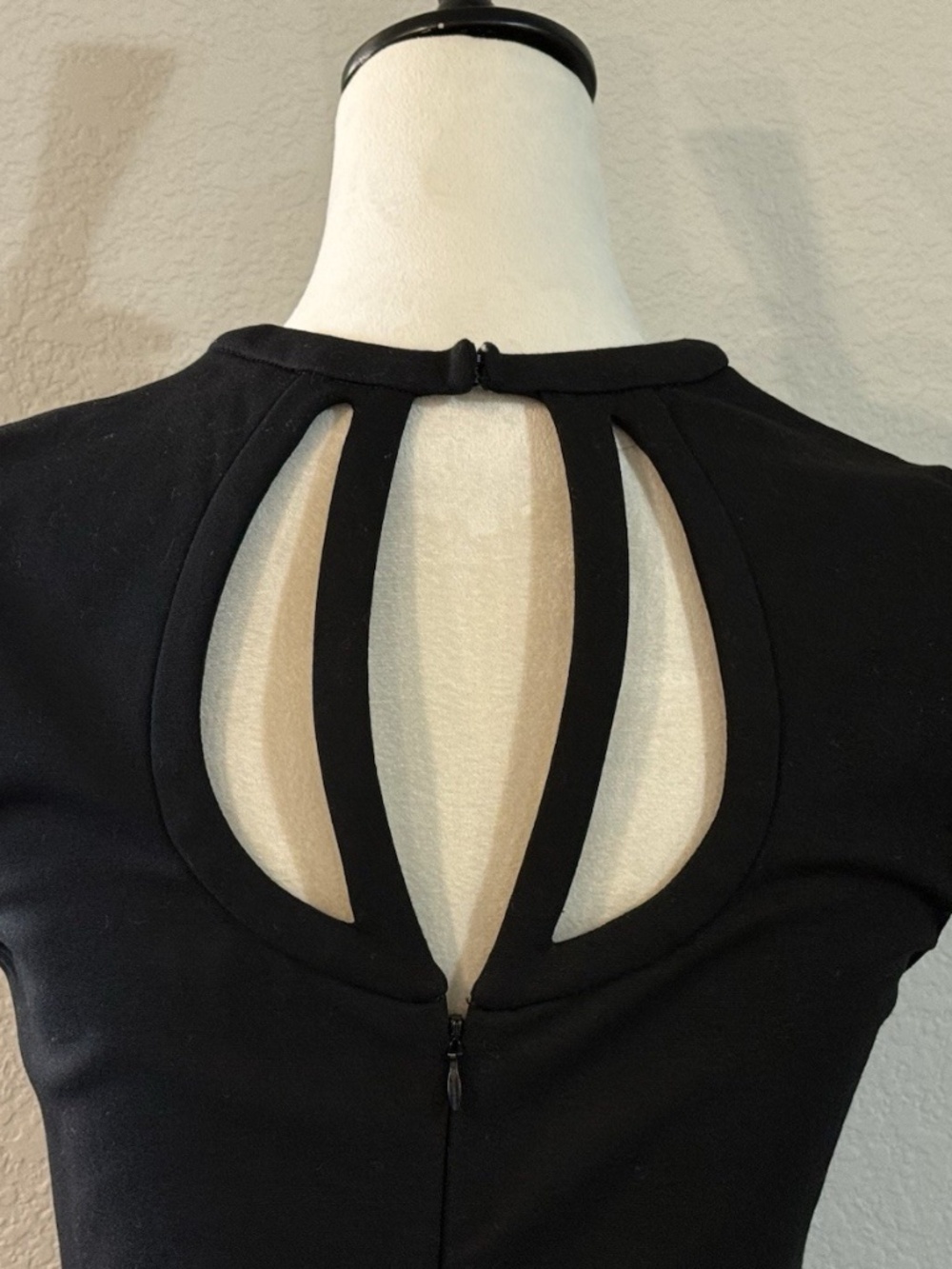 Diane von Furstenberg Womens 4 Black Bodycon Dress - Picture 5 of 10